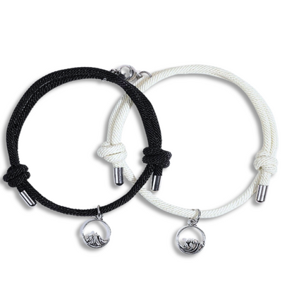 Magnetic Connection Mountain and Sea Bracelet