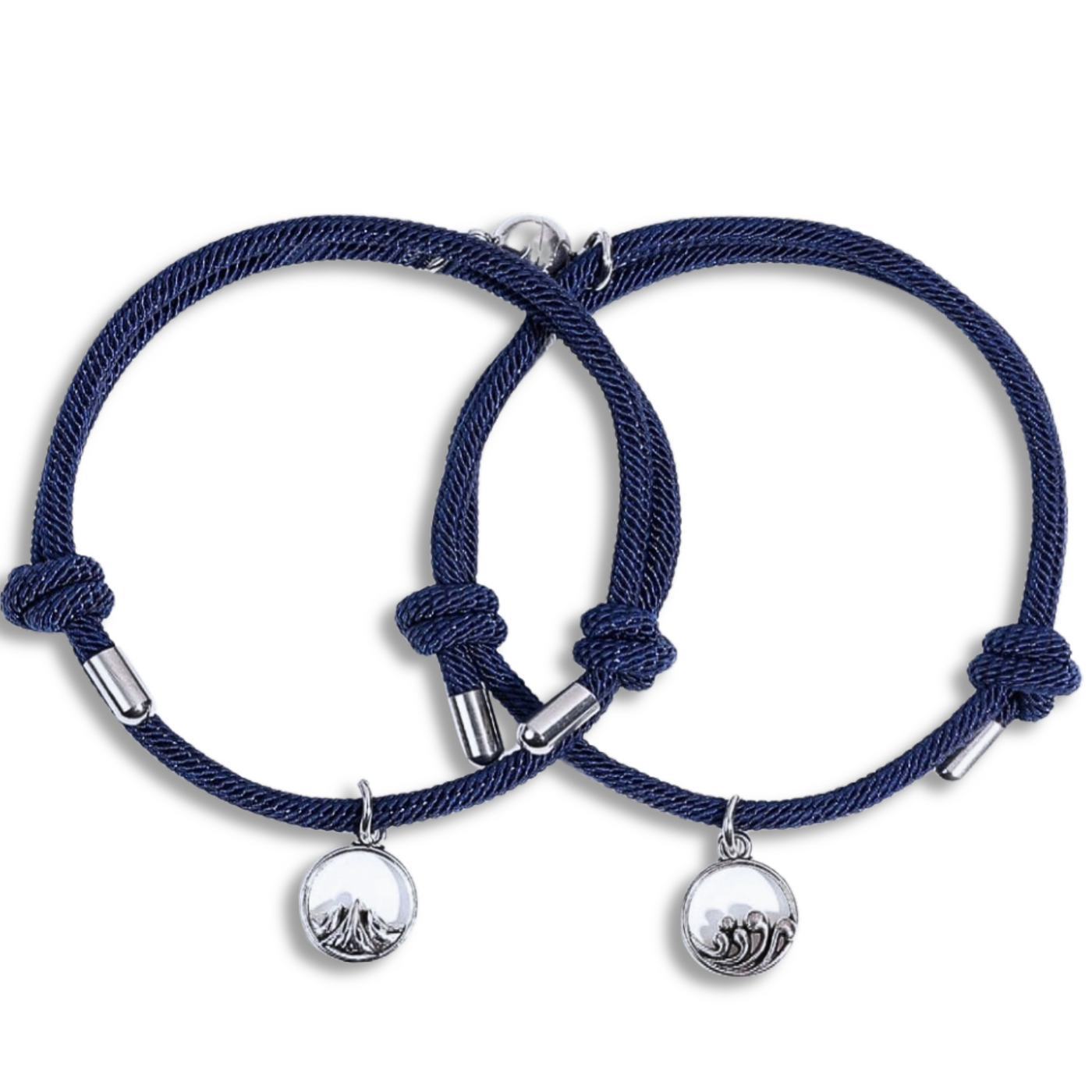 Magnetic Connection Mountain and Sea Bracelet