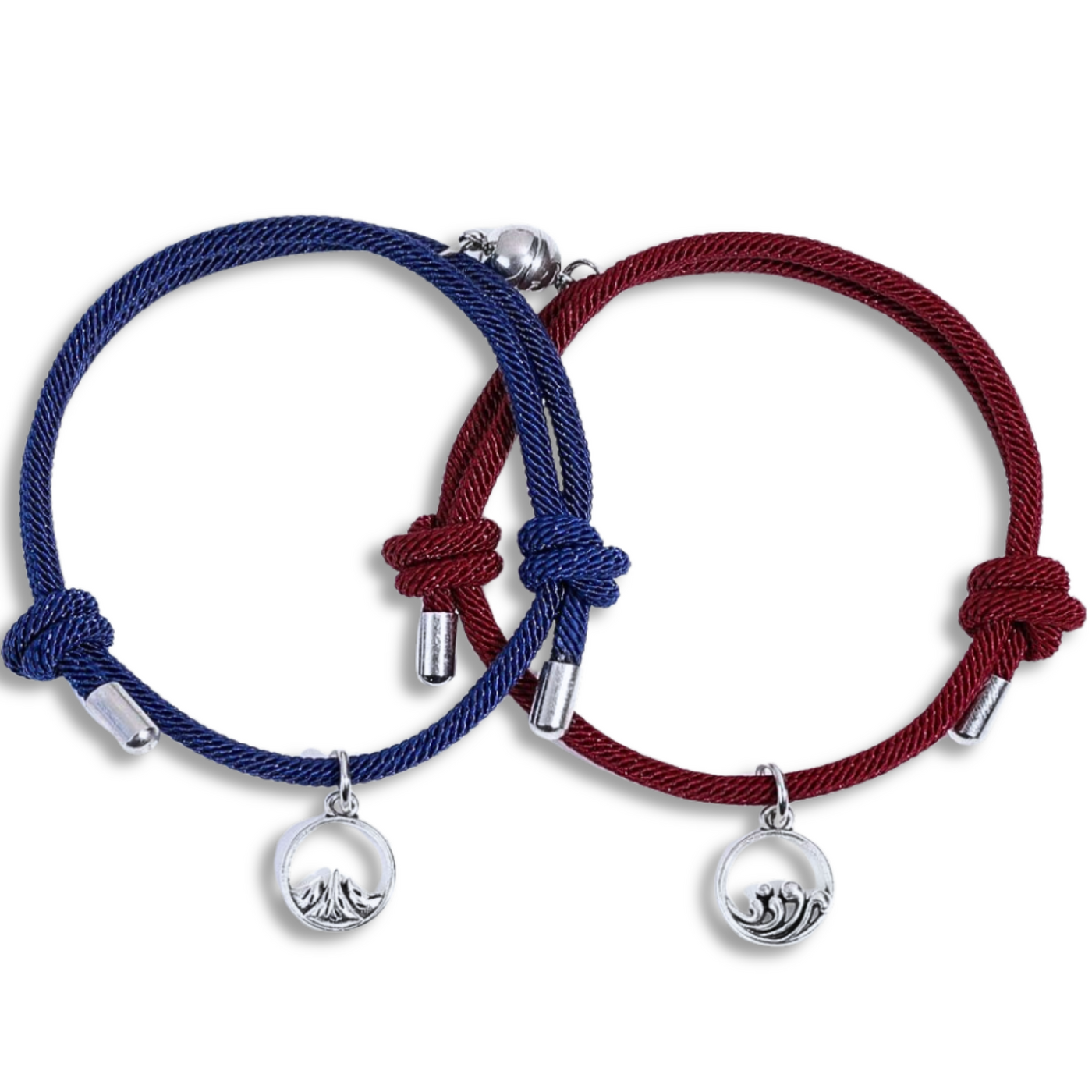Magnetic Connection Mountain and Sea Bracelet