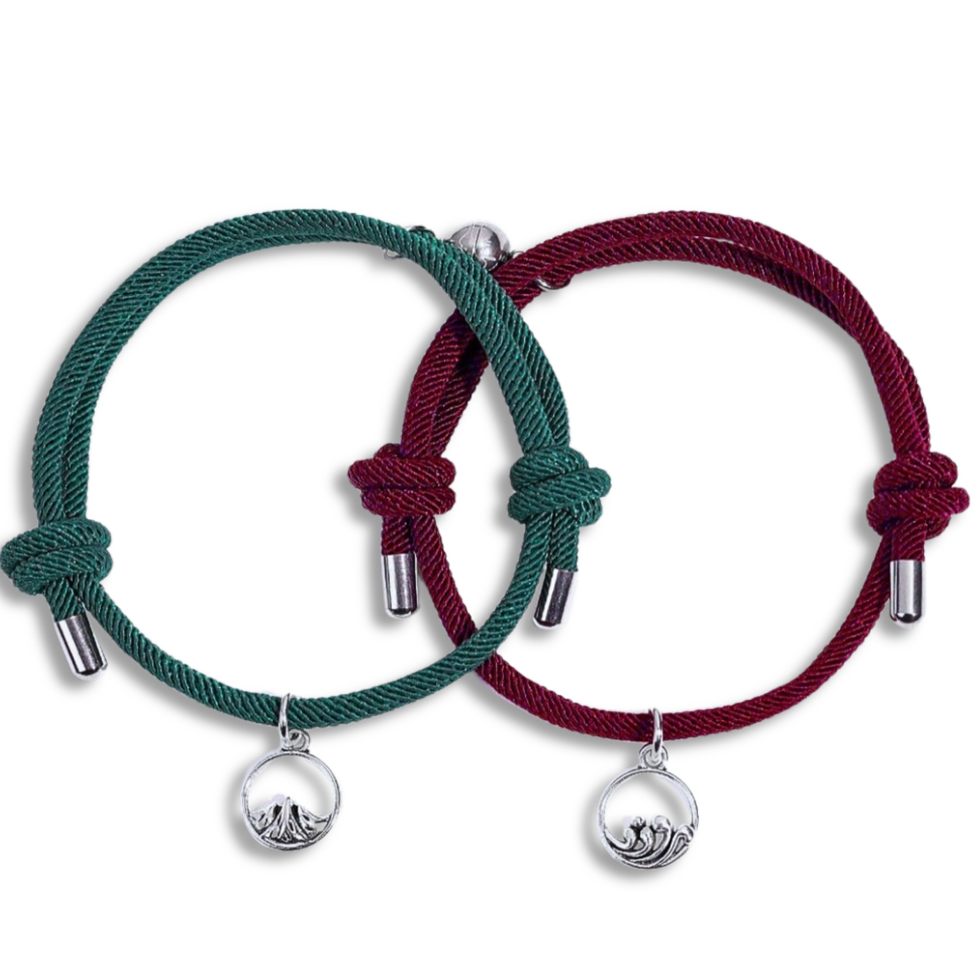 Magnetic Connection Mountain and Sea Bracelet