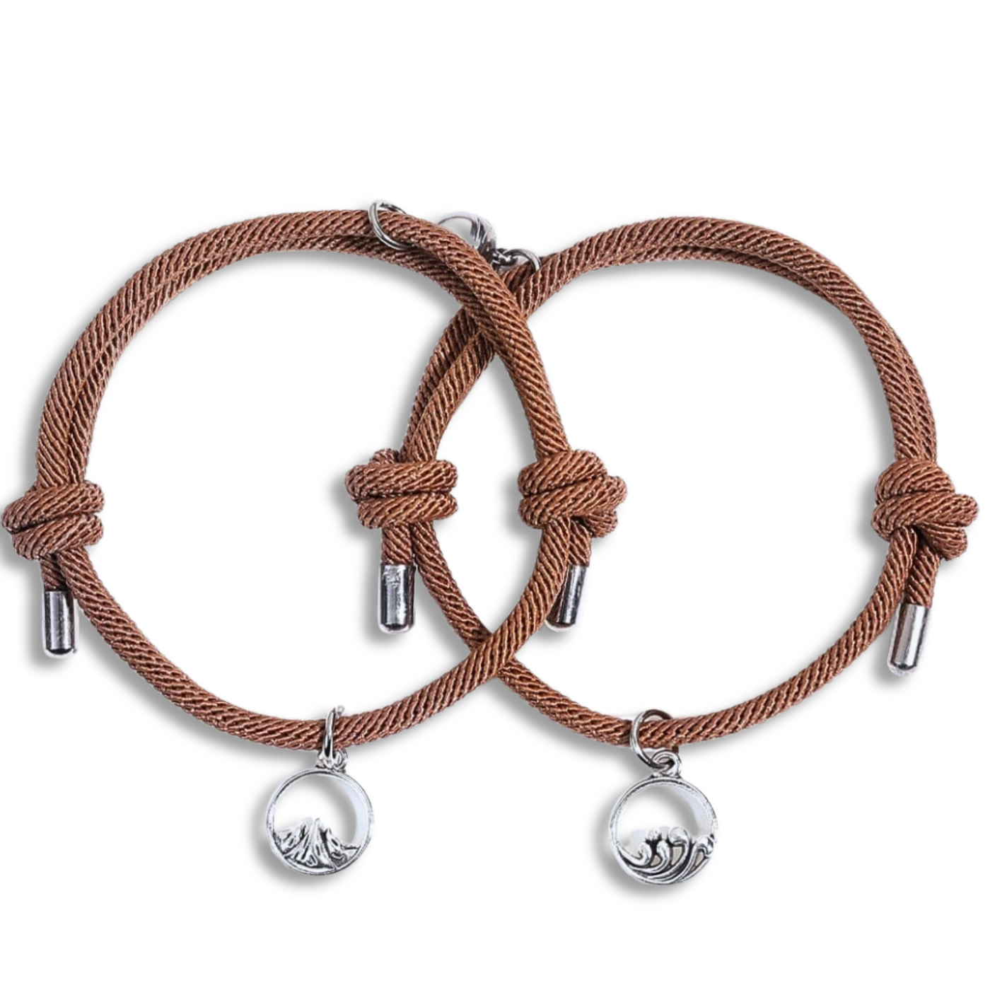 Magnetic Connection Mountain and Sea Bracelet