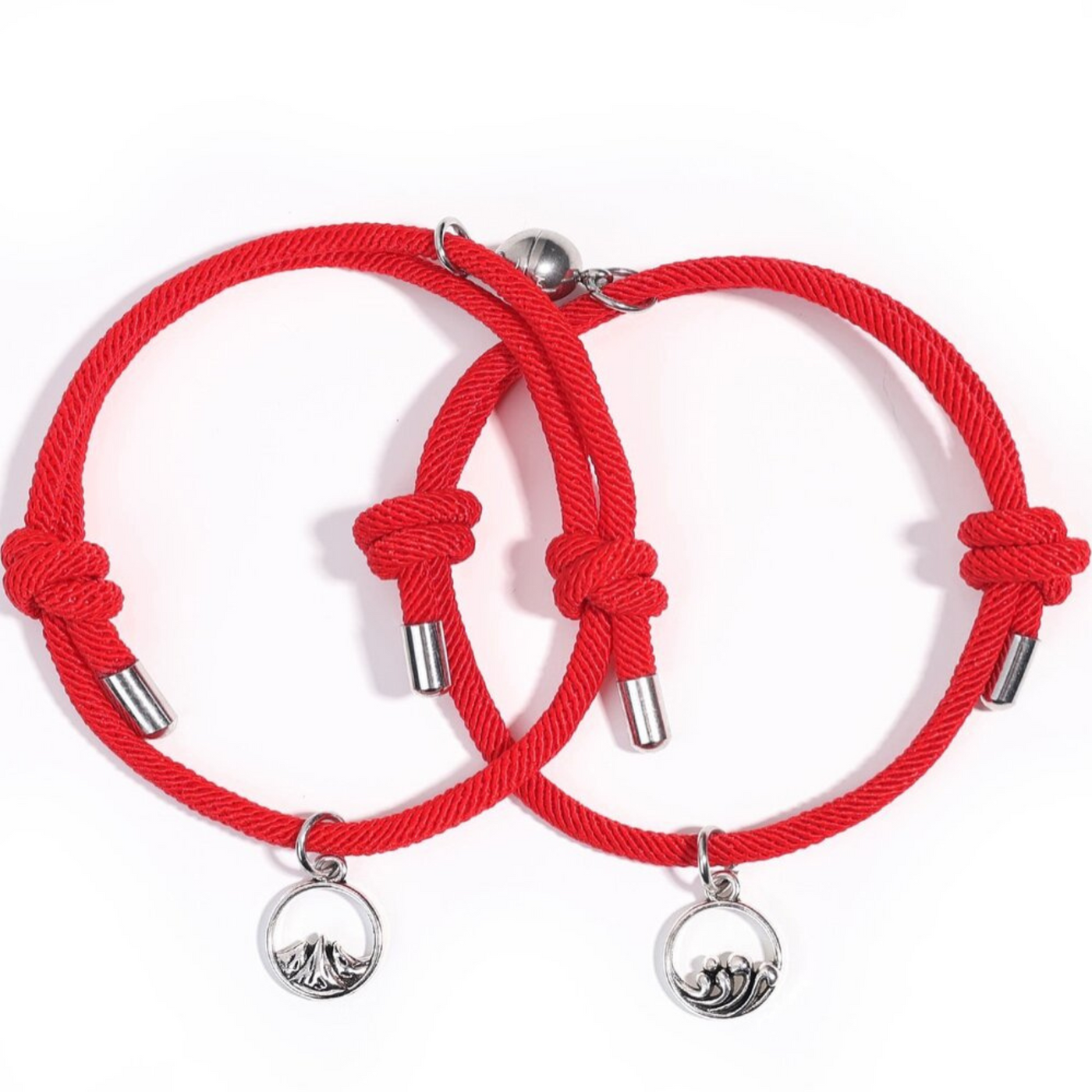 Magnetic Connection Mountain and Sea Bracelet