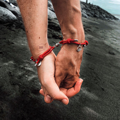 Magnetic Connection Mountain and Sea Bracelet