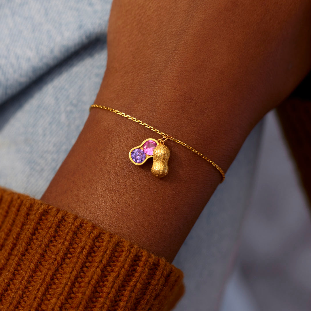 Nuts Friends Birthstone Bracelet