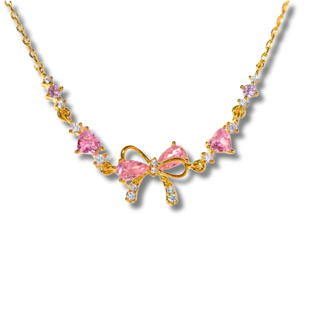 Charming roze crystal bracelet