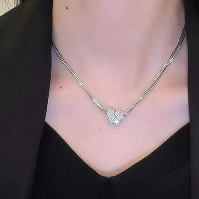 Broken Heart Magnetic Necklace Women
