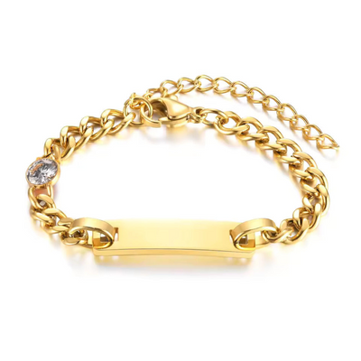 Personalized birthstone bracelet