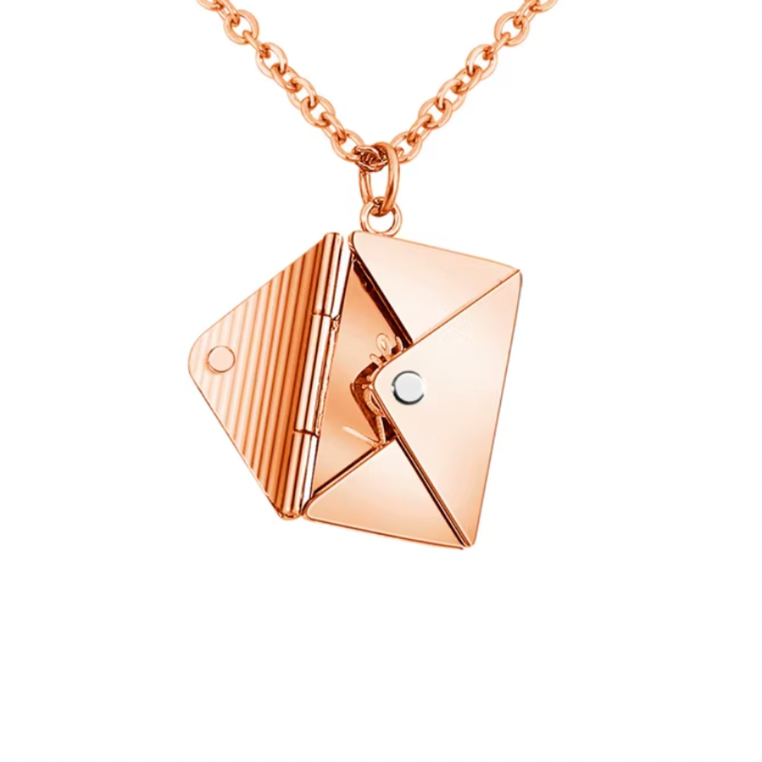 Love Letter Locket Necklace Ladies
