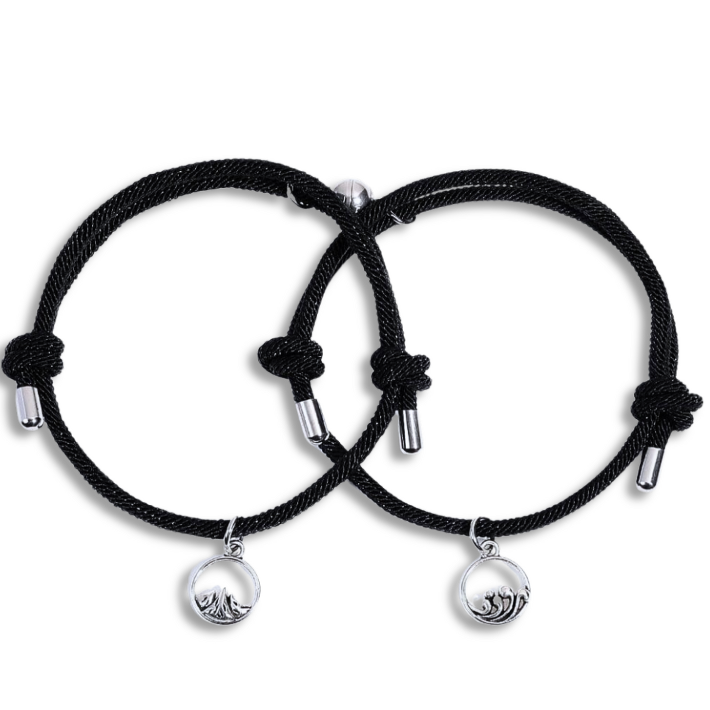 Magnetic Connection Mountain and Sea Bracelet