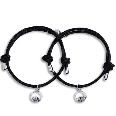 Magnetic Connection Mountain and Sea Bracelet