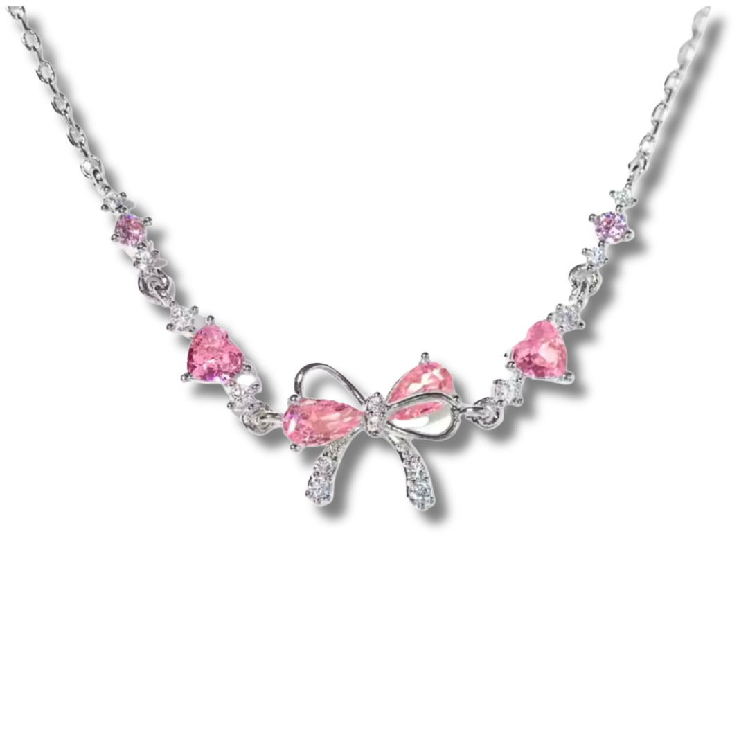 Charming roze crystal bracelet