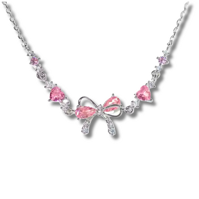 Charming roze crystal bracelet