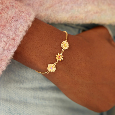 Classic Birth Flower Bracelet