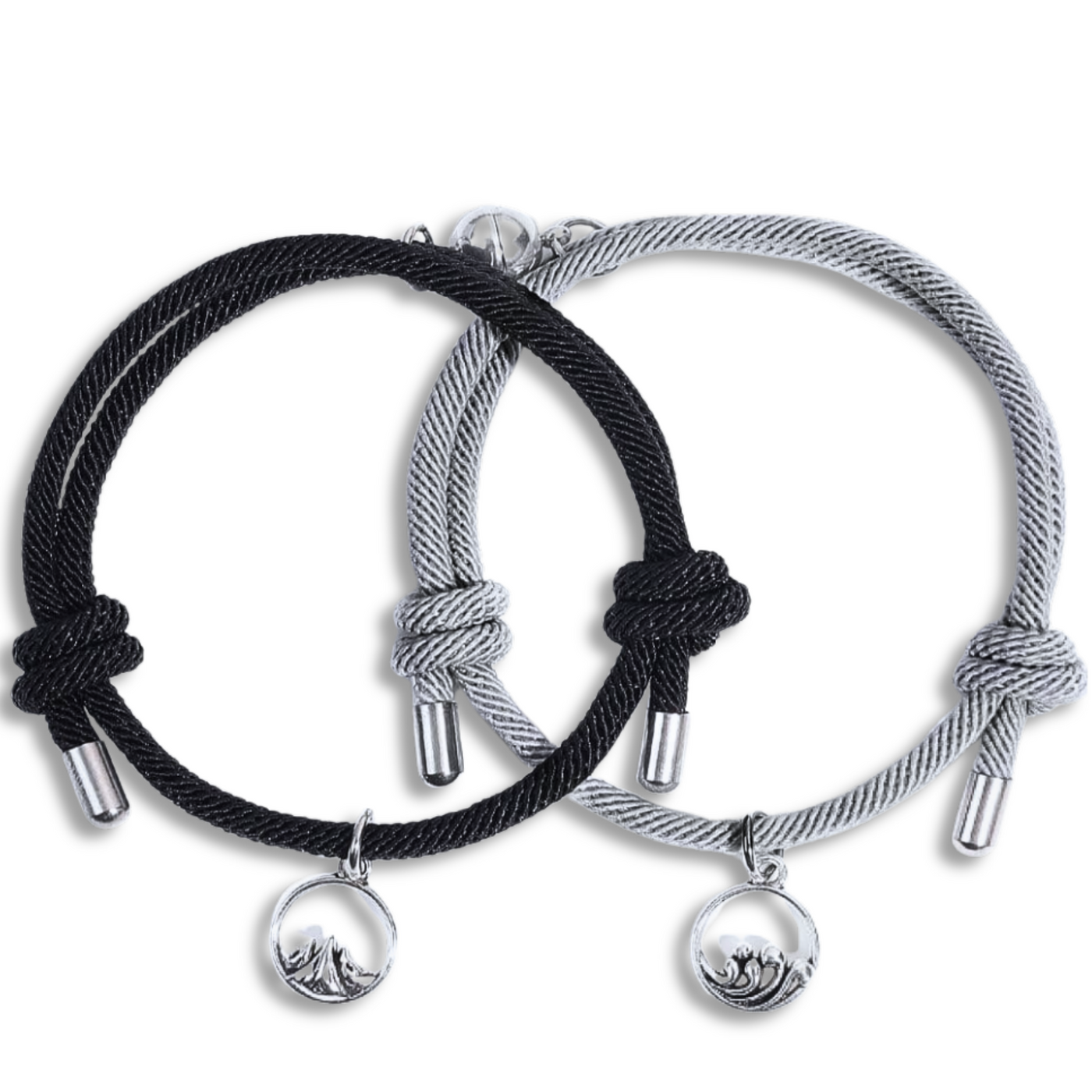 Magnetic Connection Mountain and Sea Bracelet