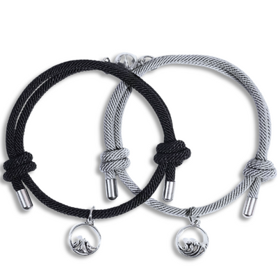 Magnetic Connection Mountain and Sea Bracelet
