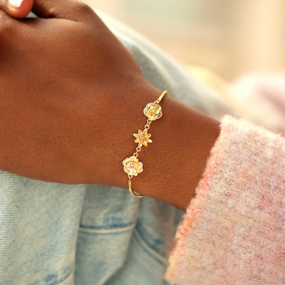Classic Birth Flower Bracelet