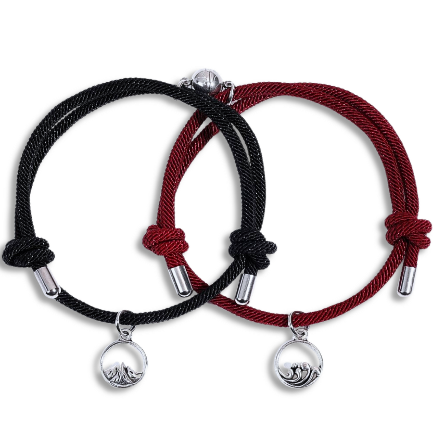 Magnetic Connection Mountain and Sea Bracelet