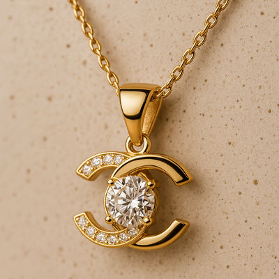Classic Diamond Gold Necklace