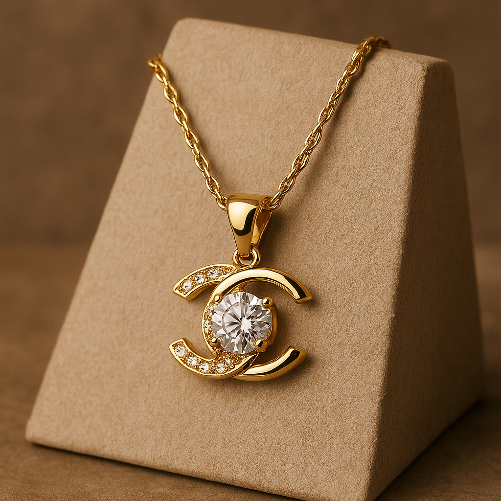 Classic Diamond Gold Necklace
