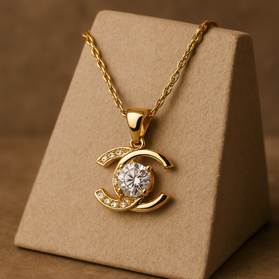 Classic Diamond Gold Necklace