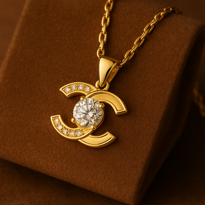 Classic Diamond Gold Necklace