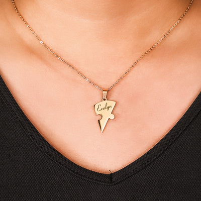 Puzzle Family Necklace