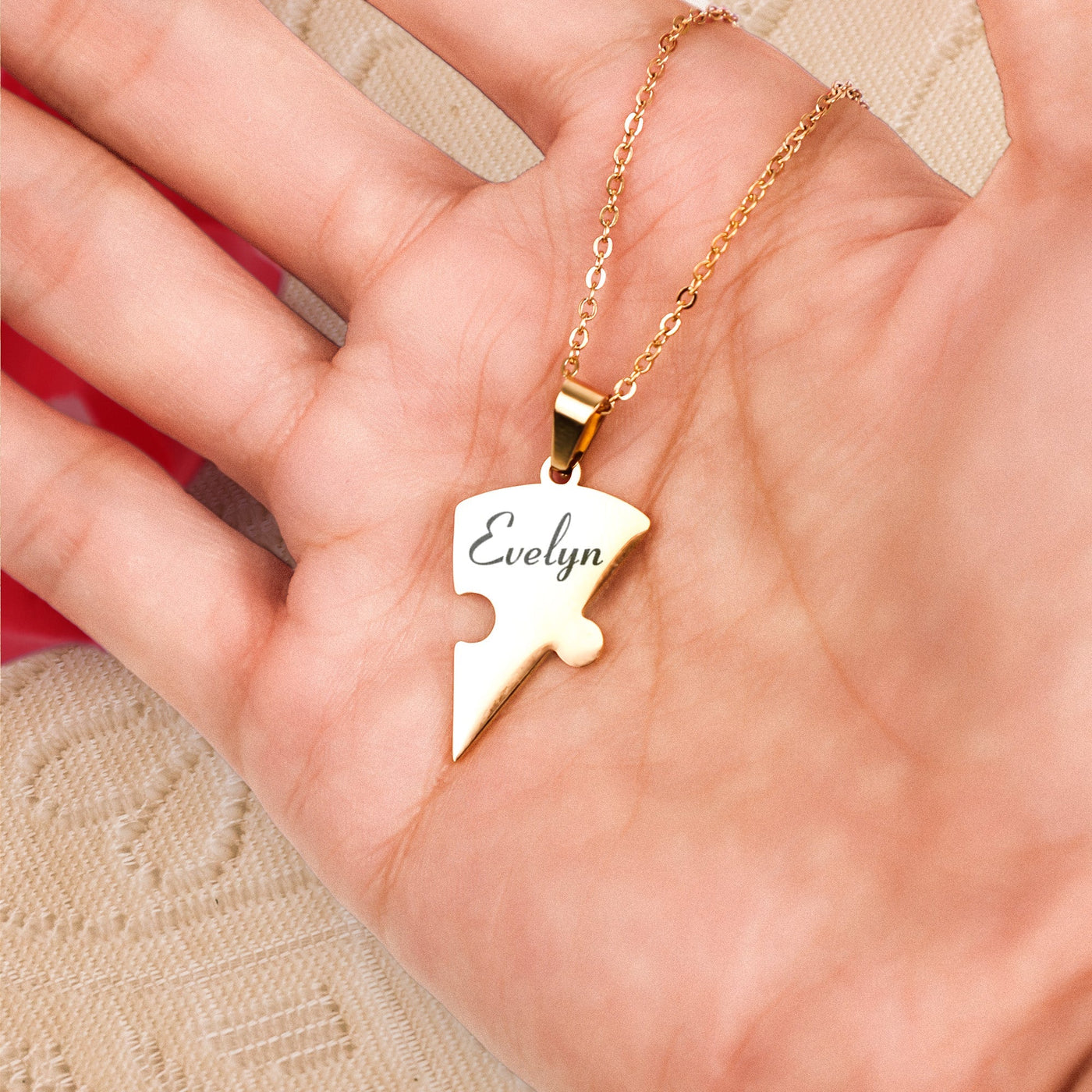 Puzzle Family Necklace