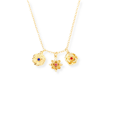 Personalized Birth Flower Necklace