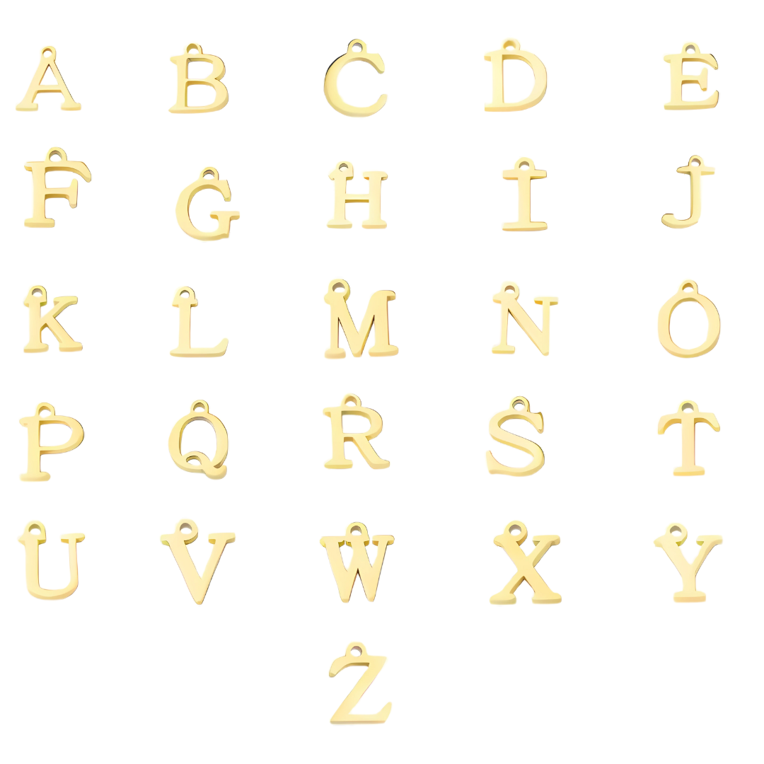 Initial and birthstone necklace