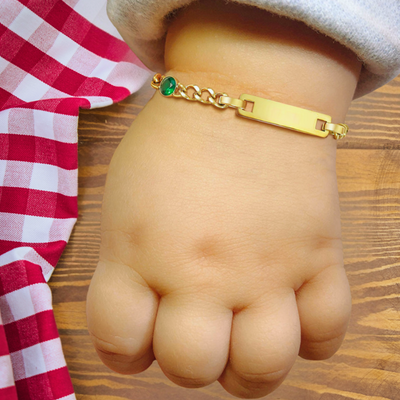 Personalized birthstone bracelet