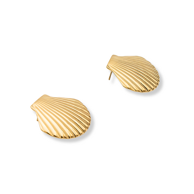 Luxury Gold Shell Earrings Ladies