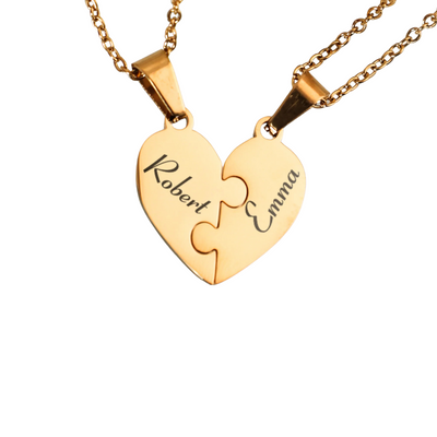 Puzzle Family Necklace