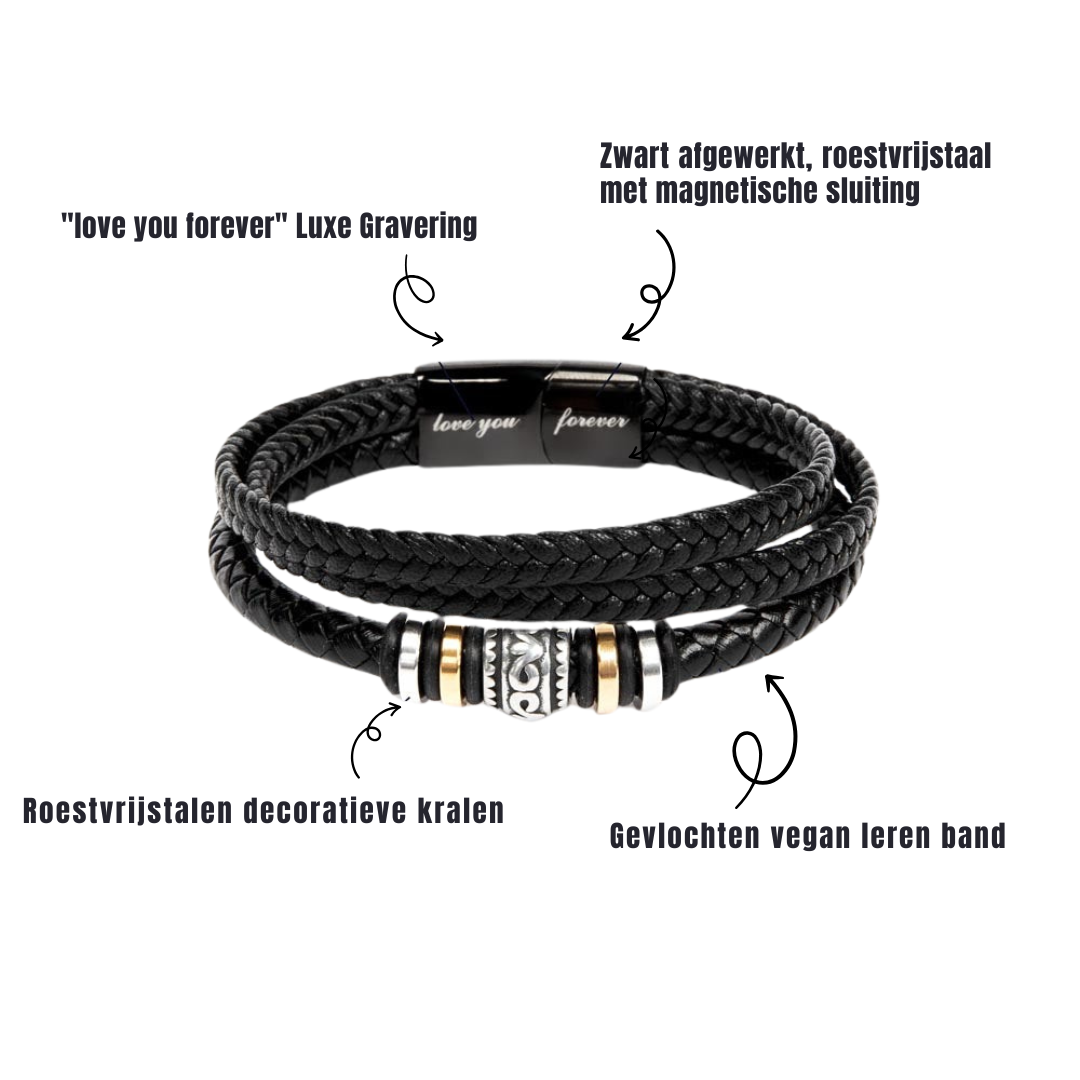 'Love You Forever' Son Bracelet